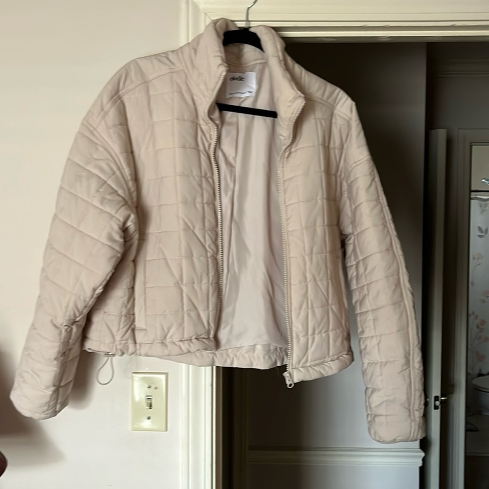 Quilted cropped jacket